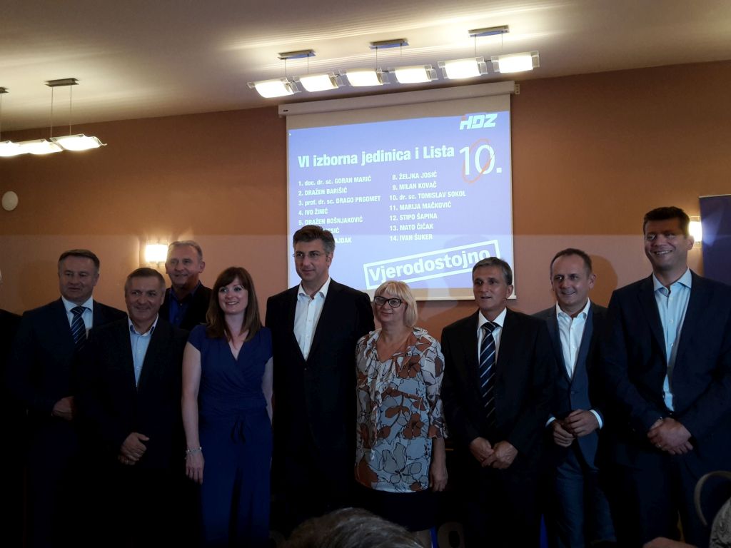 HDZ Lista kandidata VI. Izborna jedinica Izbori 2016. 6 foto Jelena Šporčić Prtorić