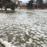 Park Franje Tuđmana - otopljeni snijeg, poplava (2)