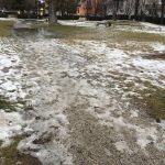 Park, Zagrebačka otopljeni snijeg, poplava (4)