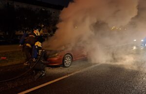 FOTO Gorio auto u Dobrilinoj!