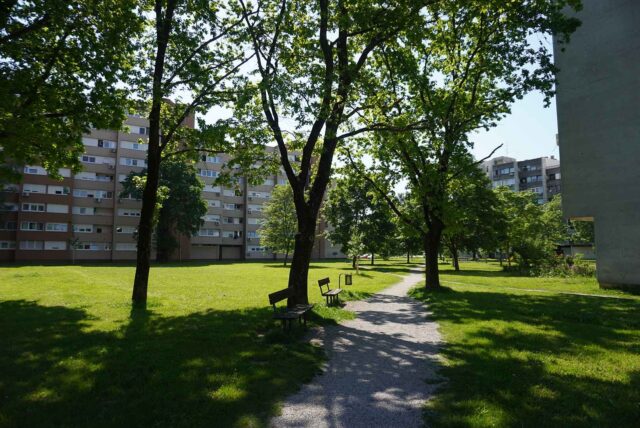 šetnja park zeleno gorica grad katddđ