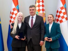 Predsjednik Milanović primio velikogoričku paraskijašicu Karlu Kordić