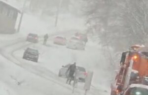 VIDEO “Festival ljetnih guma” na cesti prema Kravarskom
