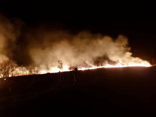 Požar raslinja - Donji Hruševec