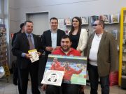 FOTO Predstavljen poštanski žig s likom Velimira Šandora