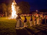 FOTO Sinoć je zapaljen jurjevski krijes i održan tradicionalni koncert u Gradićima