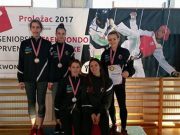 Osvojile četiri medalje na Seniorskom prvenstvu Hrvatske u taekwondou