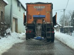 Zimska služba VG Komunalca na terenu zbog mogućnosti poledice