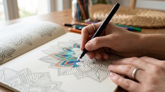 bojanje stres bojanka ai