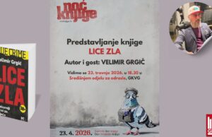 Noć knjige u znaku “true crimea”: Velimir Grgić u goričkoj knjižnici predstavlja “Lice zla”