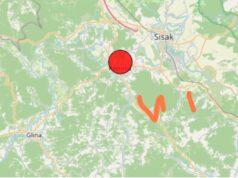 Jutros umjeren potres kod Petrinje