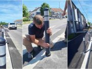 Na Trgu kralja Petra Krešimira IV postavljeni stupići protiv nepropisnog zaustavljanja automobila