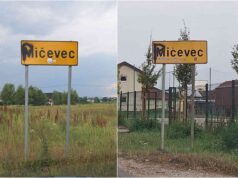 FOTO Netko uporno šara ploče u Mičevcu nakon što ih mještani očiste, sve je prijavljeno