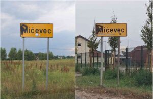 FOTO Netko uporno šara ploče u Mičevcu nakon što ih mještani očiste, sve je prijavljeno