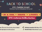 KTC Velika Gorica priprema veselo druženje “Sve za pet” ususret novoj školskoj godini