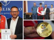 Gradonačelnik Ačkar primio mladog europskog prvaka Patrika Jambreka
