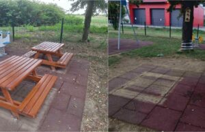 Nakon pritiska javnosti i policije, kradljivac stola iz dječjeg parka vratio otuđeno