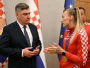 Zlatna gorička atletičarka kod predsjednika: Nina Vuković primila čestitke za povijesni uspjeh na Mediteranskim igrama