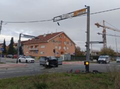 FOTO Nakon nesreće u kvaru semafori u kvaru na raskrižju Kolareve i Jelačićeve