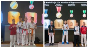 Tri medalje i dva naslova viceprvaka države za mlade karatiste Centra