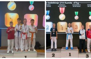 Tri medalje i dva naslova viceprvaka države za mlade karatiste Centra