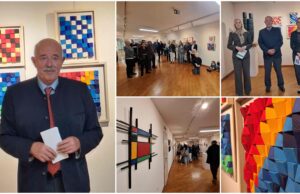 FOTO U Velikoj Gorici otvorena izložba Davorina Vidasa: Pogledajte radove inspirirane igrom oblika i boja